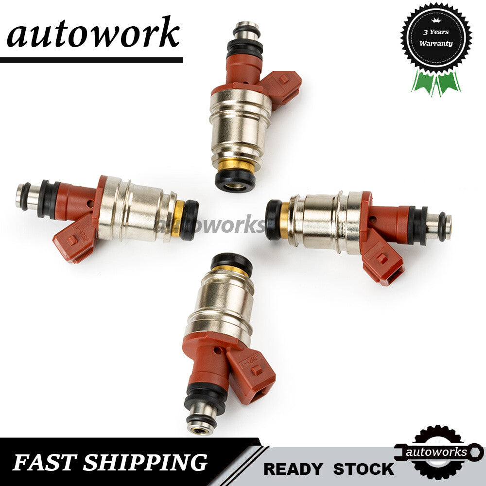 4Pcs Fuel Injectors for Nissan D21 1990-1994 Pickup 2.4L JS21-11660086G00