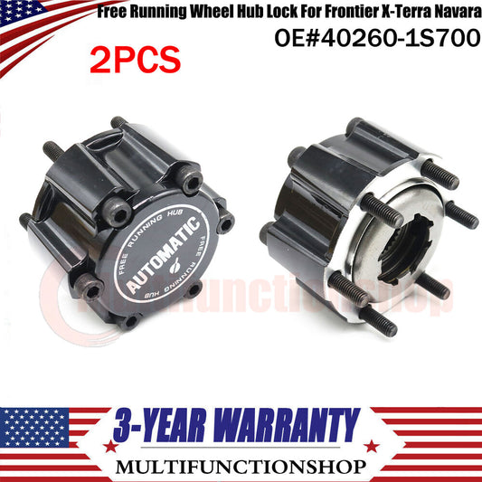 2Pcs Running Wheel Hub Lock 28 Spline for Nissan Frontier X-Terra Navara Q