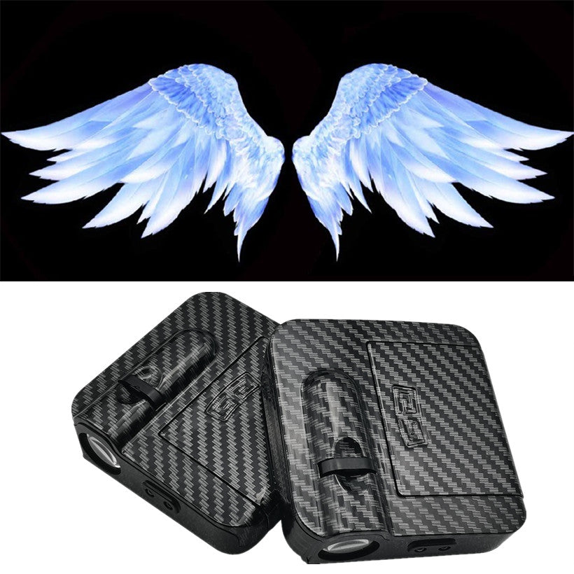 2x Corner Wing Wireless LED Courtesy Car Sign Door for Ghost Shadow Projector Lights n