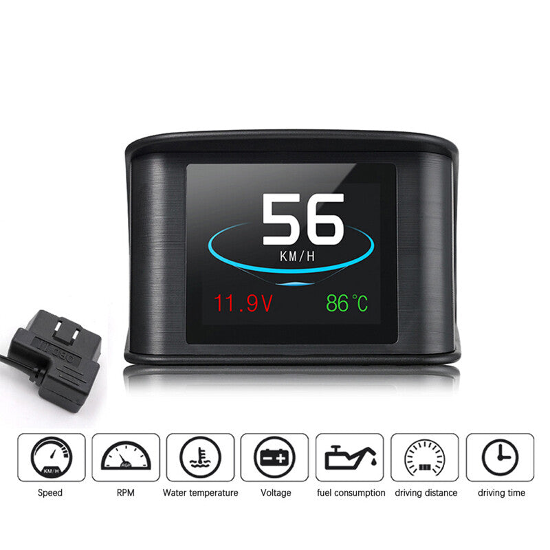 for Smart OBD HUD Meter Digital Speedometer Display Head-Up Meter Durable v