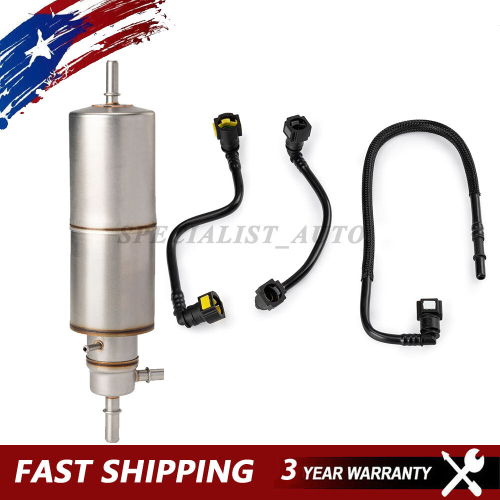 New 1634770701 Fuel Filter kit w/ 3PCS Fuel Lines for Mercedes ML320 ML430 ML55 Q