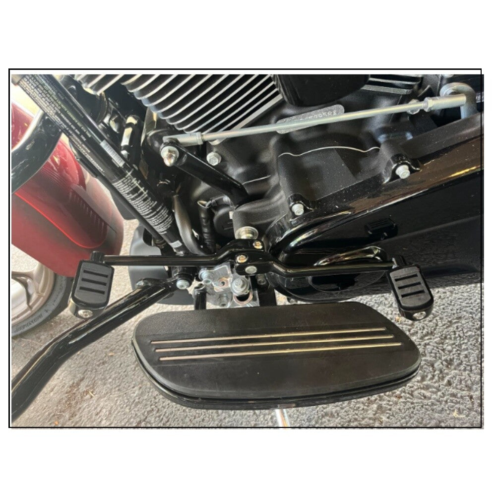 Black gear and toe shift lever gearshift pins are suitable for Harley CVO Tri Glide Road King- n