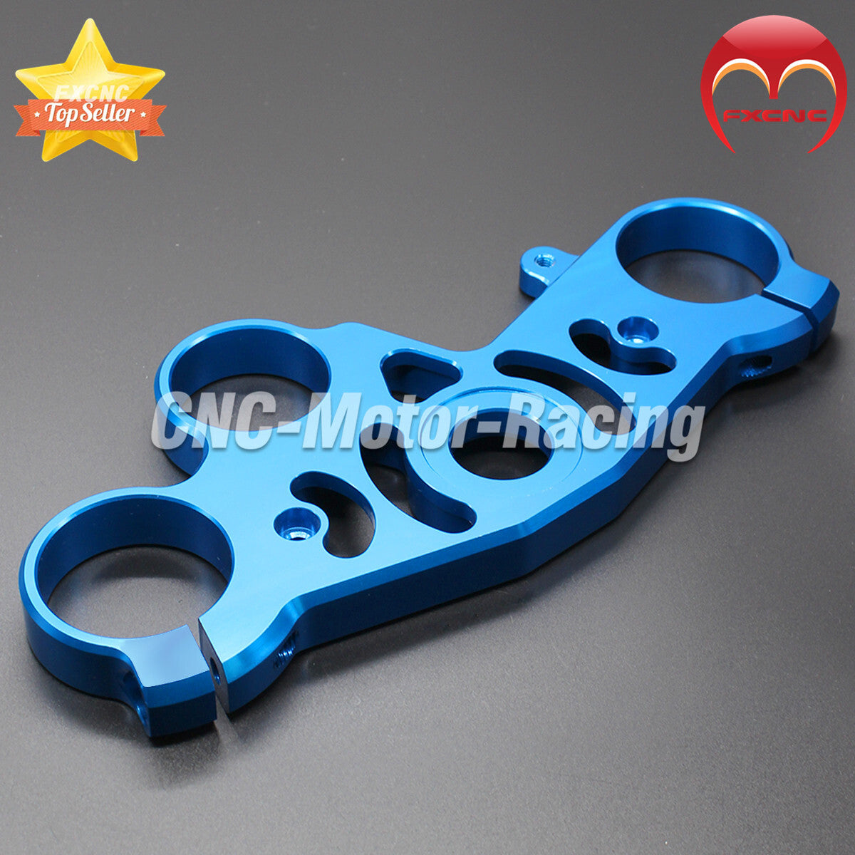 Lowering Triple Tree front clip for Yamaha R1 2004 2005 2006 Blue
