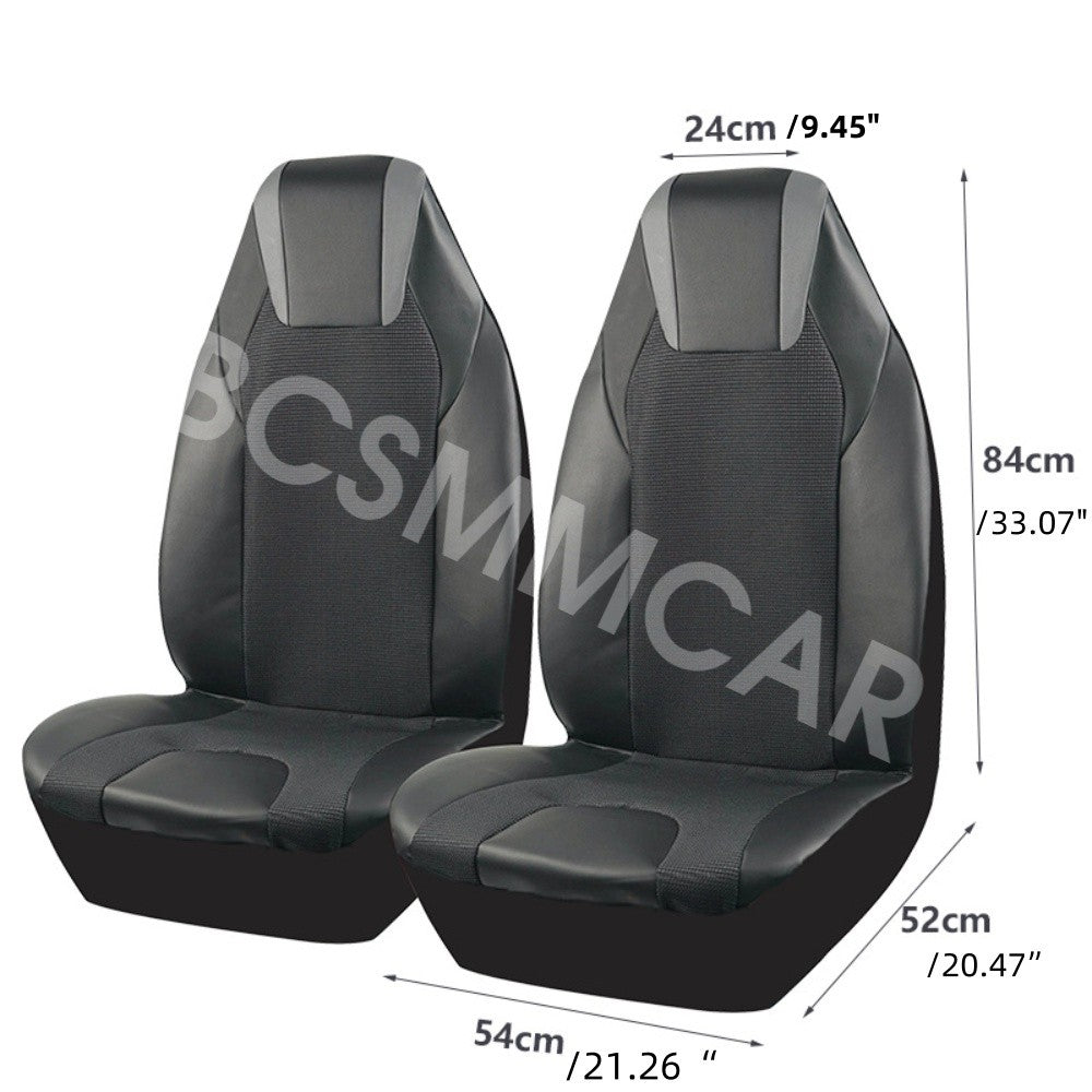 Front High Back for Seat Covers Car Interior Chair Cushion Pad Mat Protector Trim Q