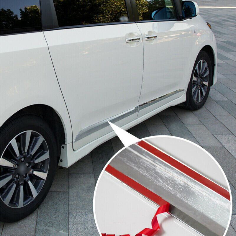 for Toyota for Sienna 2011-2020 Chrome Side Door Body Guard Molding Cover Trim 4pc