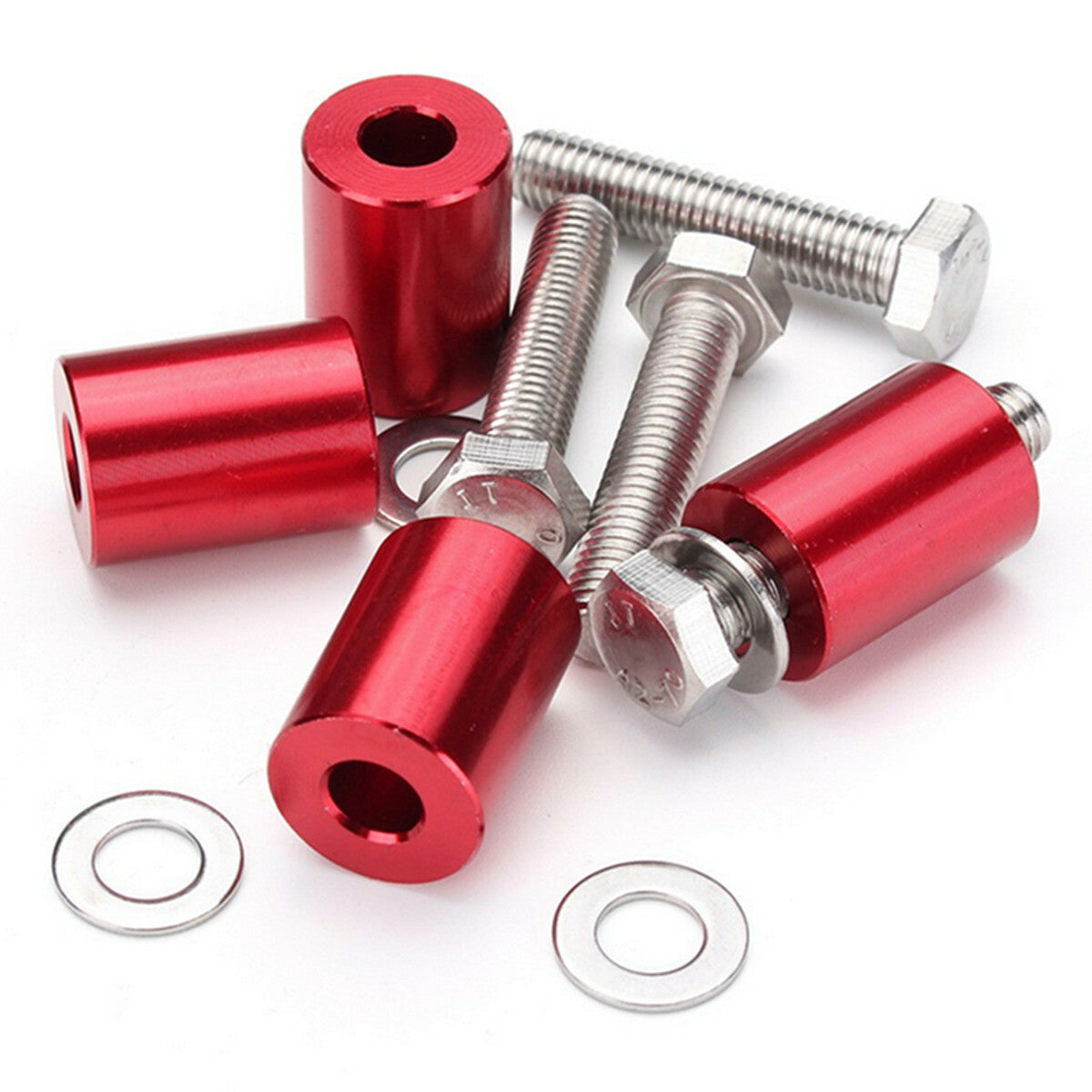 Aluminum Car Hood Vent Spacer Riser Kit For Engine Motor Swap With Mounting Bolt Q