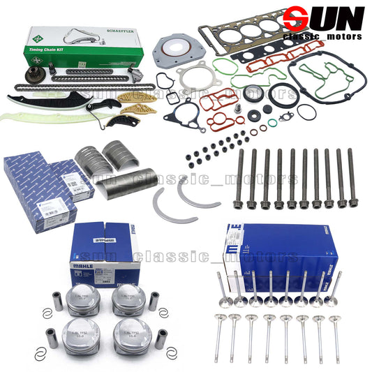 Engine overhaul and piston/valve rebuild kit for Audi A4 A5 1.8 TFSI CDH CDA-