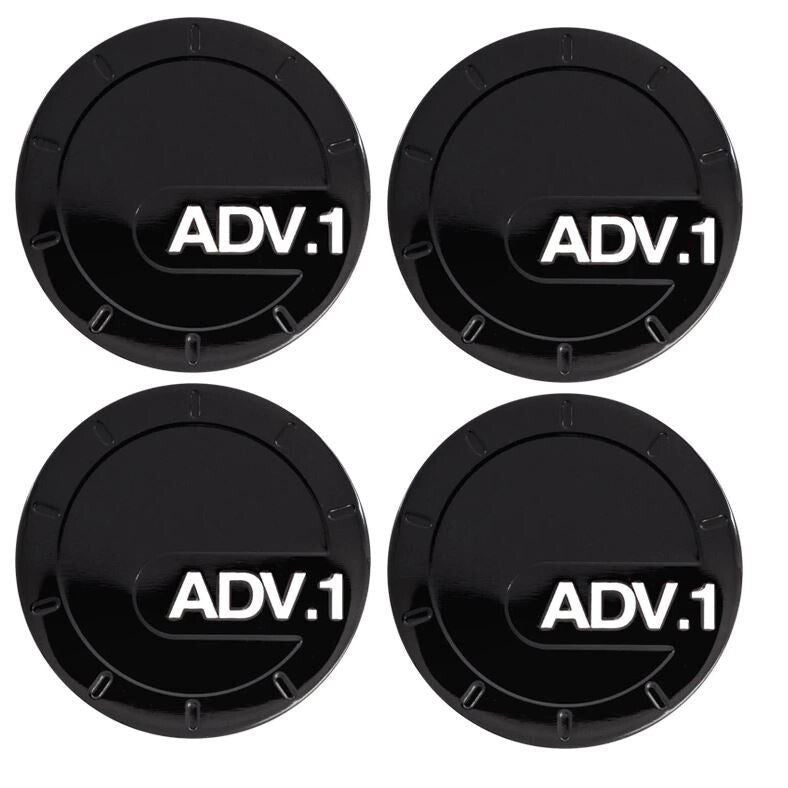 4x45mm ADV.1 Wheel Center Hub Sticker Rim Sticker Black