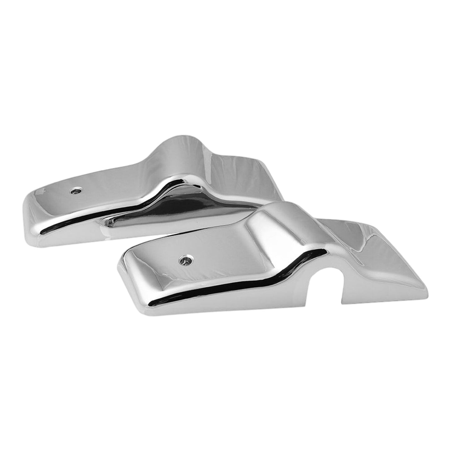 2-Piece L+R Side Chrome Door Mirror Cover Bracket for Freightliner Columbia Century