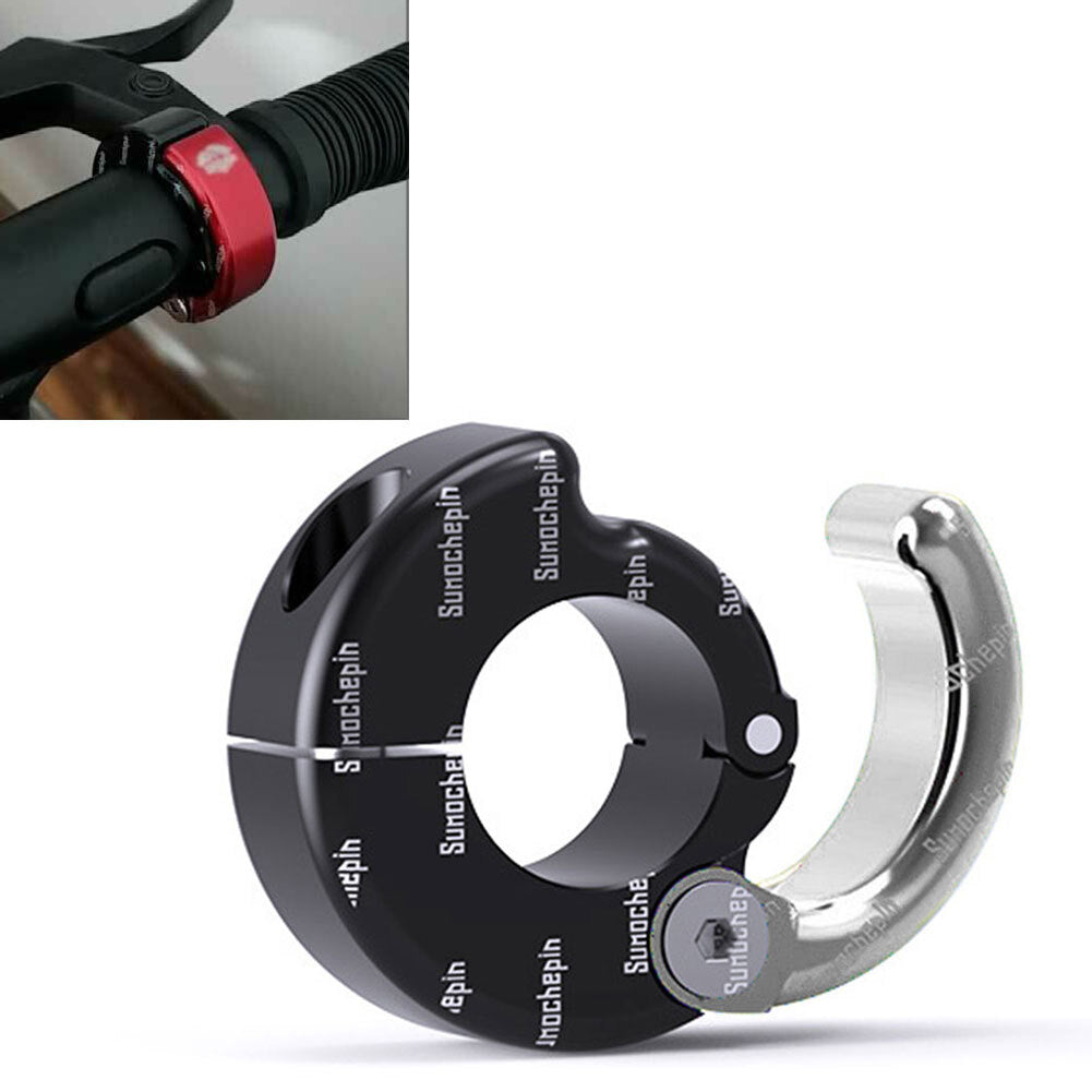 Helmet Hook Holder CNC Hanger Hook Motorcycle ATV Silver Fit 21-28mm Handlebar Q