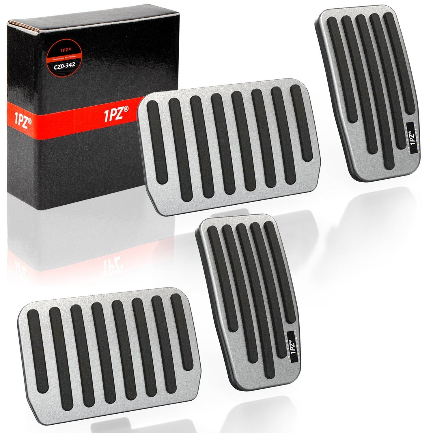 Anti-slip foot pedal pads, aluminum anti-slip protective covers, suitable for Model 3 Y accessories - n