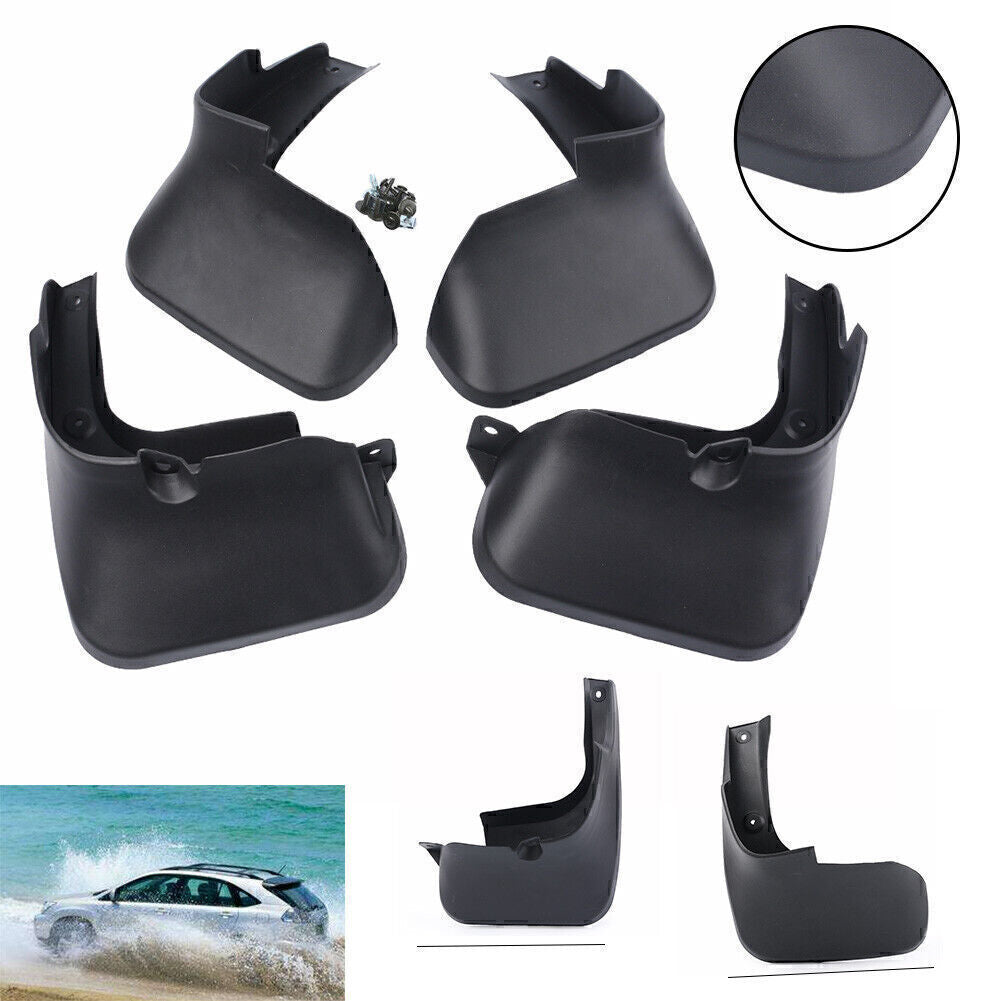 For 2009-2015 2010 2011 2012 for Lexus RX350 RX450 Black Splash Guards Mud Flaps Q