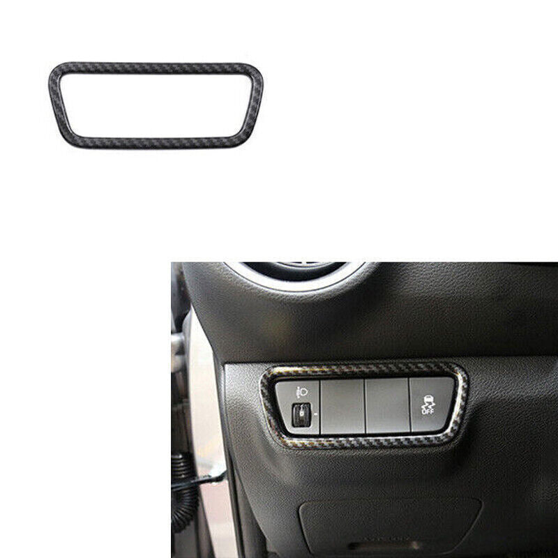 9x ABS Carbon Fiber Pattern Interior Full SET Trim for Kia Forte/K3 2019-2022 B n