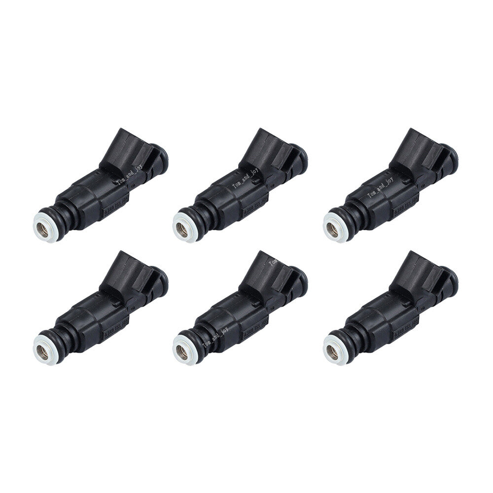 6PCS Fuel Injector 0280155784 4-Hole Fit for 1999-04 for Jeep Cherokee for Wrangler 4.0 Q