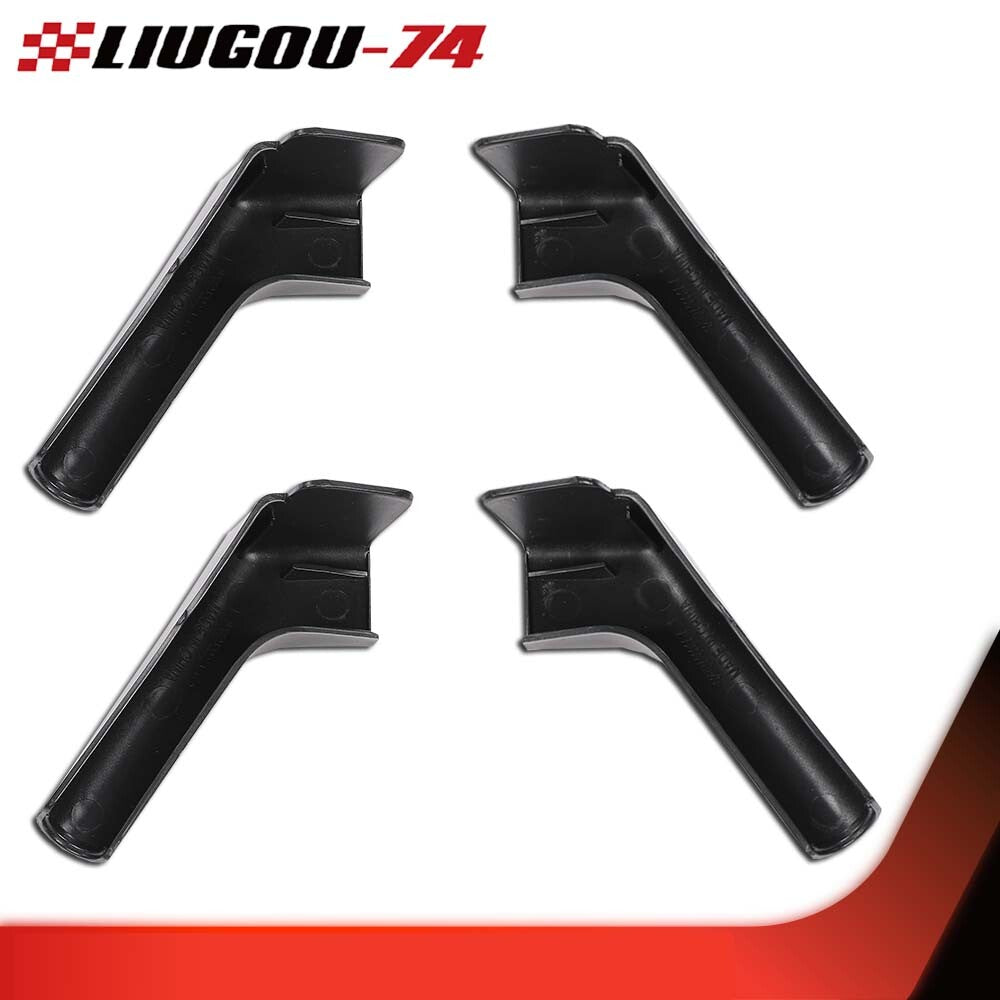 Brand new black RV Rain Gutter nozzle long version (4 pieces, left and right) Q