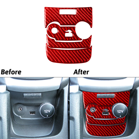 Carbon Fiber Interior Steering Wheel Cover Trim For Altima 2019-2022 v