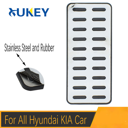 1pc Footrest Car Foot Rest Pedal Cover 304 Stainless steel For All for Hyundai for KIA Q