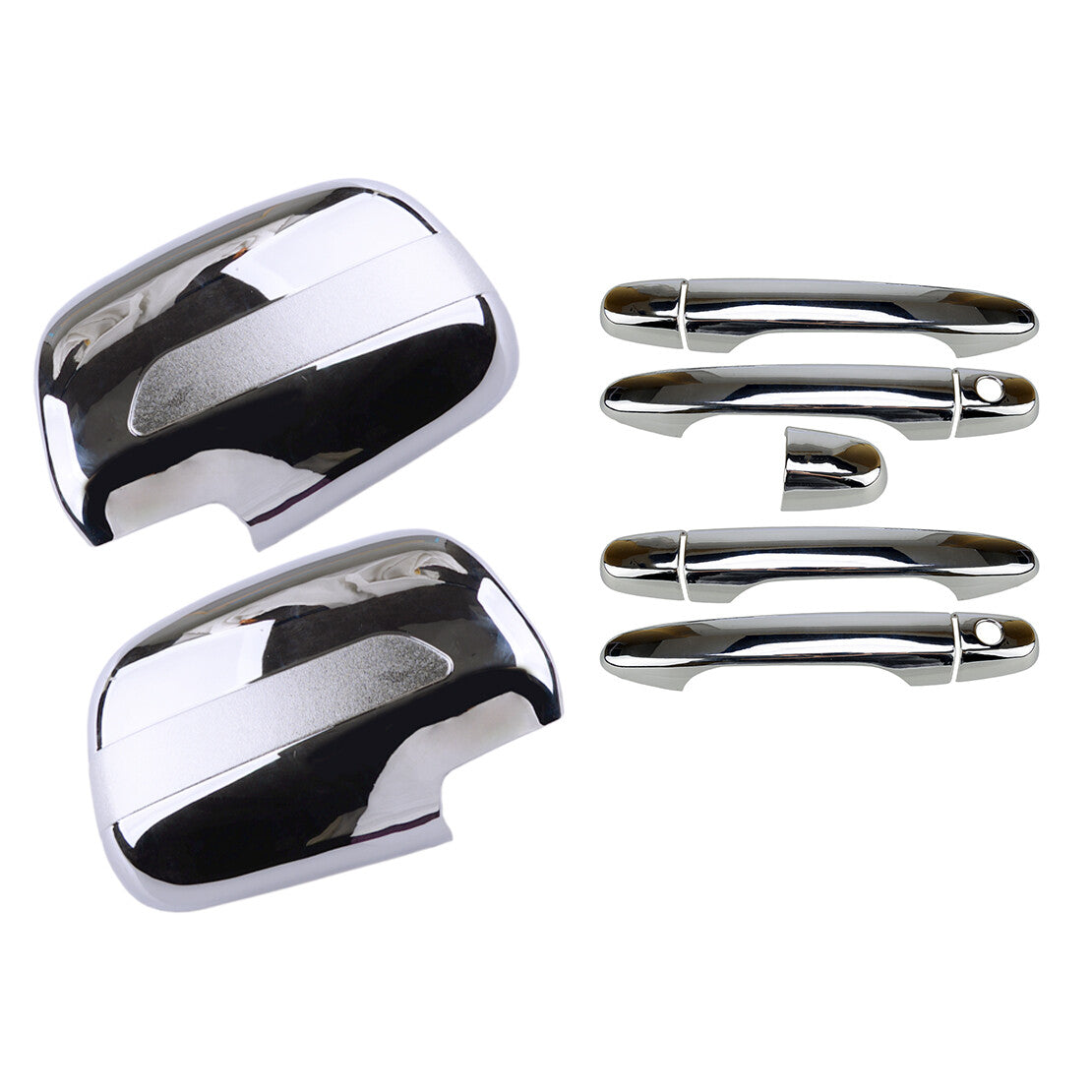 for CHRome Mirror Covers + Door Handle Covers Fit For Tacoma 2005-2011 v