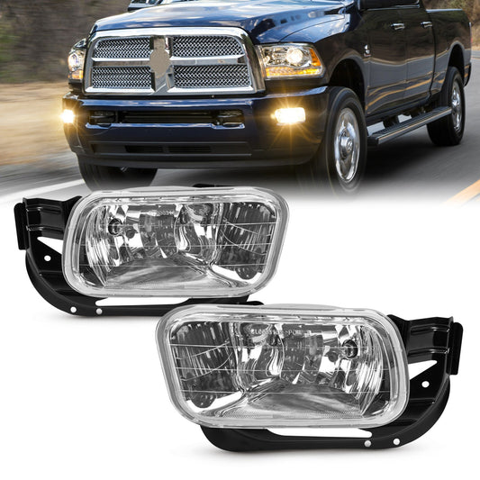 Fits 2009 - 2012 for Dodge for Ram 1500 2500 3500 10 - 18 Bumper Fog Light Driving Light - v