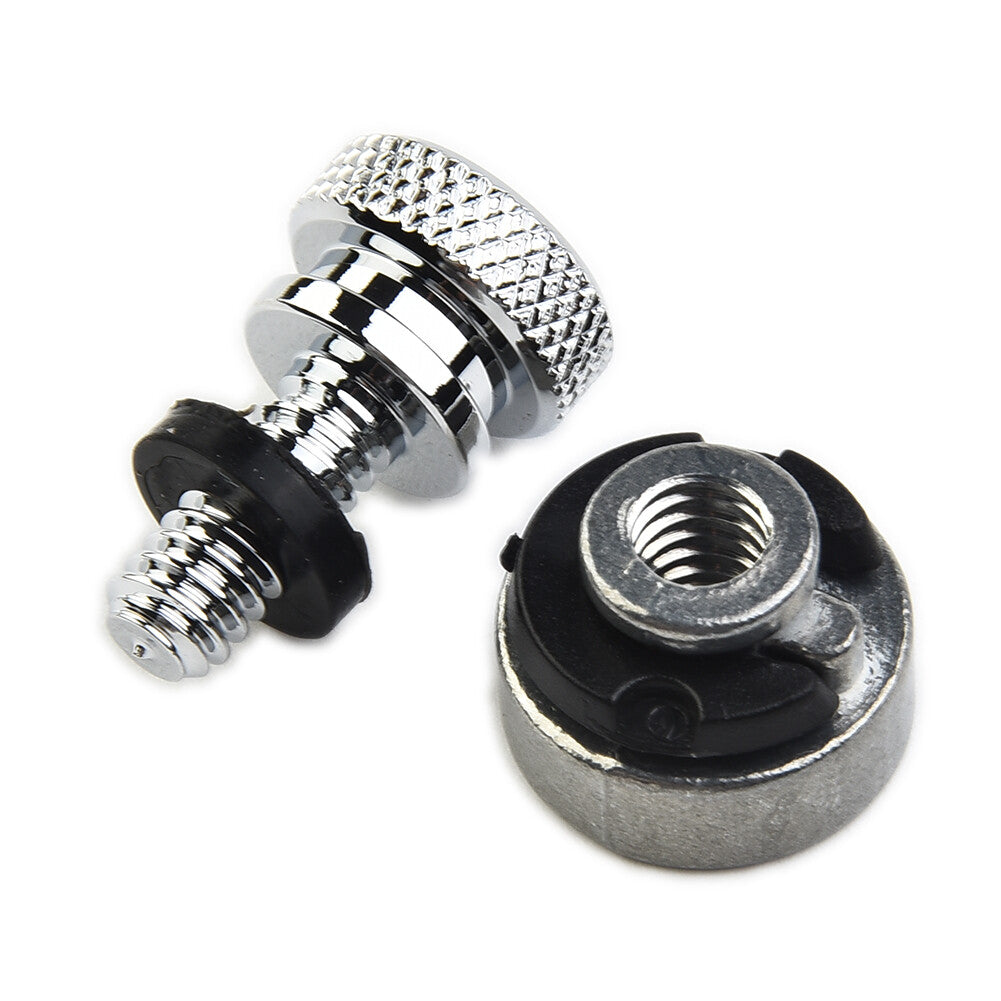 Chrome for seat bolt, screw, and nut set. for Seat bolts suitable for Harley Touring Dyna Softail 86-23- n