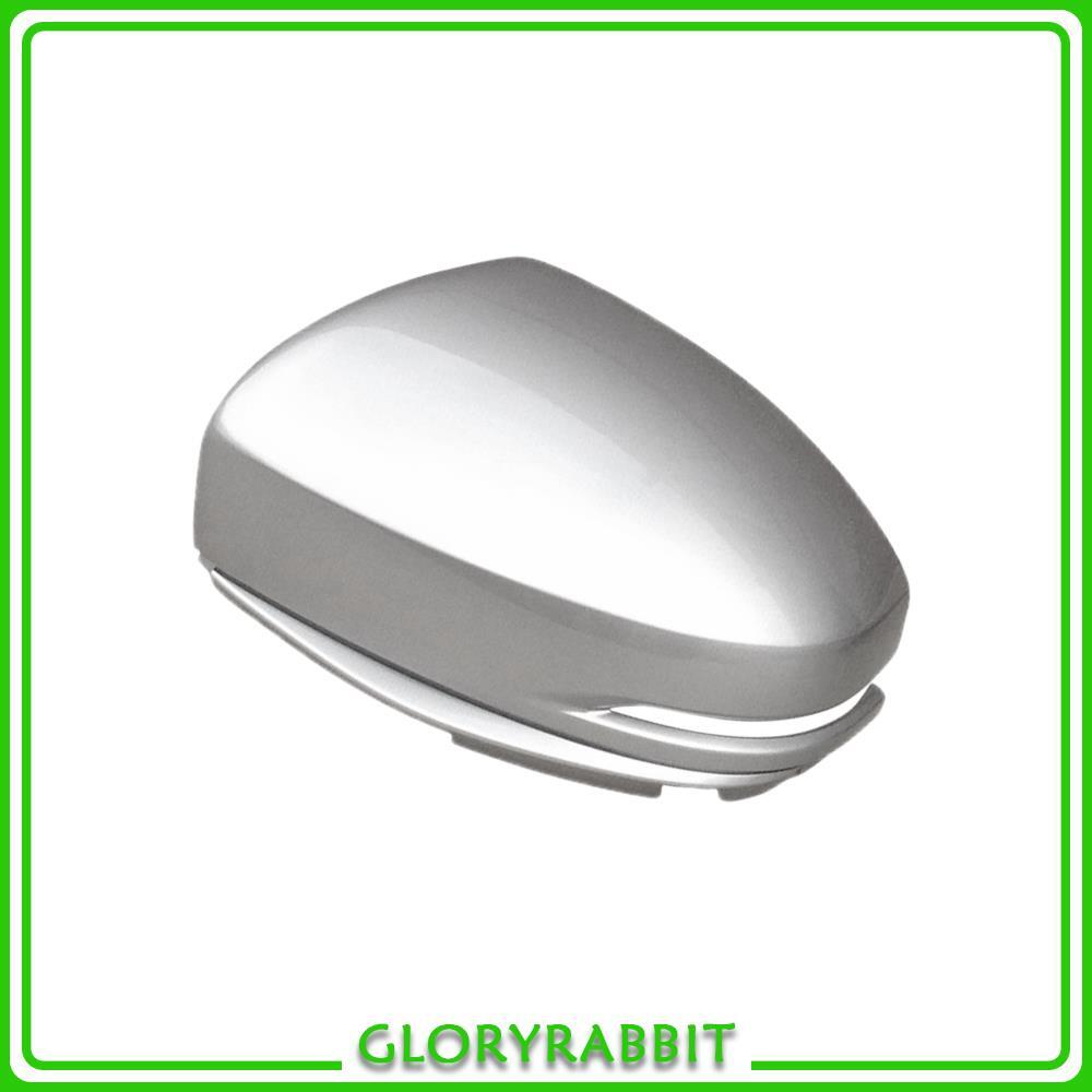Fits 2014-2020 for Honda Fit3 Jazz GK Left Side Mirror Cover With Light Silver