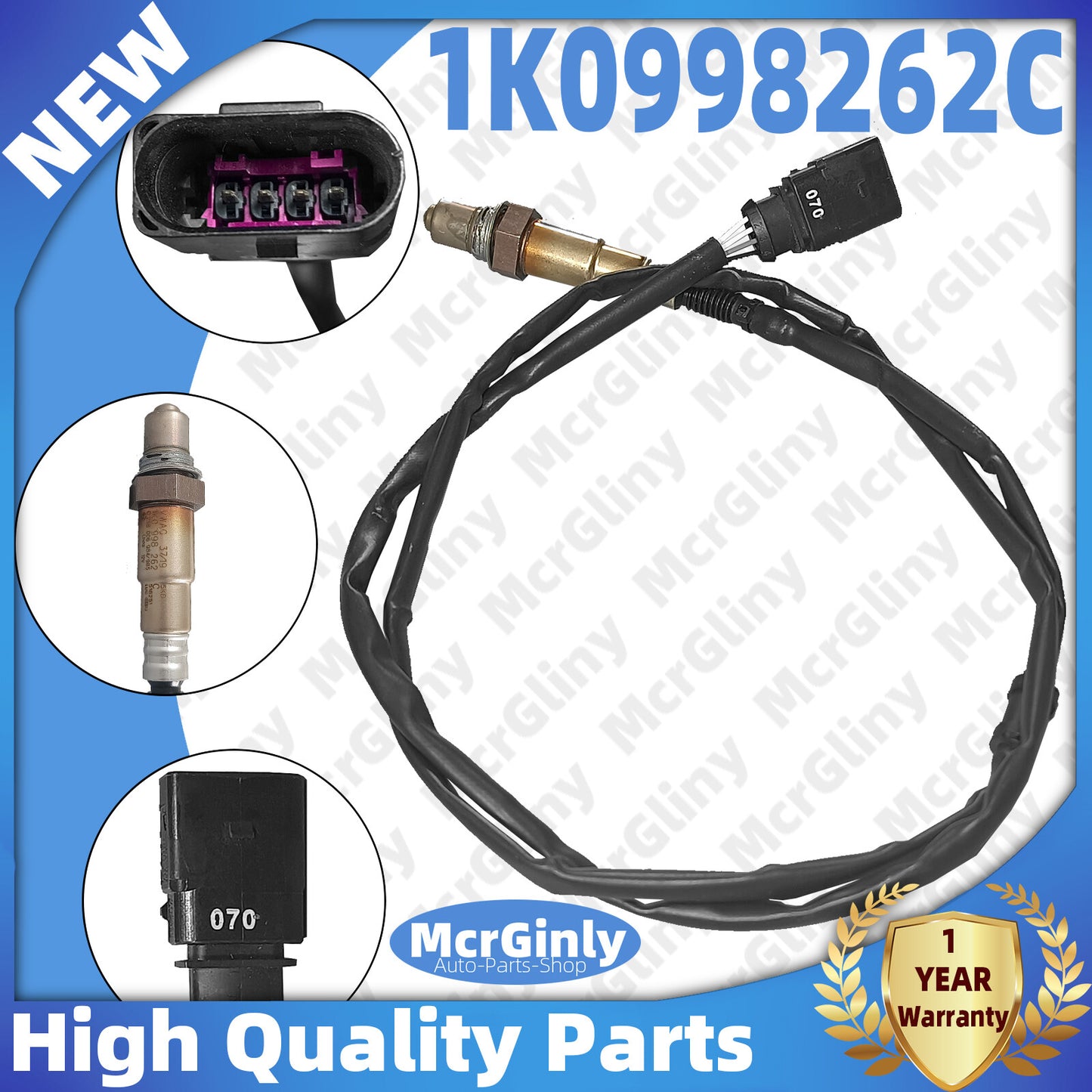 Downstream oxygen sensor #1K0998262C is suitable for Audi Q7, CC, for Passat Touareg, etc. n