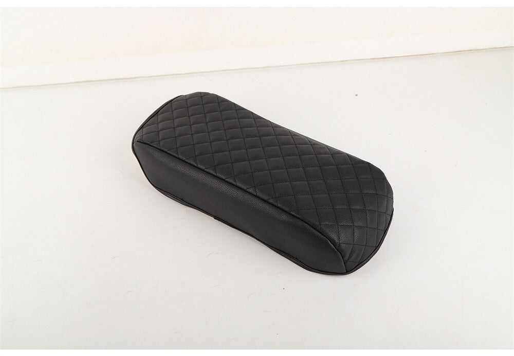Black Armrest Box Cushion Pad Cover Leather Case for Jeep Grand Cherokee 2011-20
