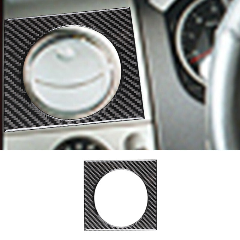 Red Carbon Fiber Navigation Panel Type B Cover For M-class 2006-11 v