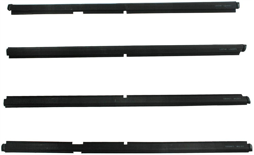 4x Outer Window Glass Seal Belt Trim Sealing Strip For 99-04 for Jeep for Grand Cherokee Q