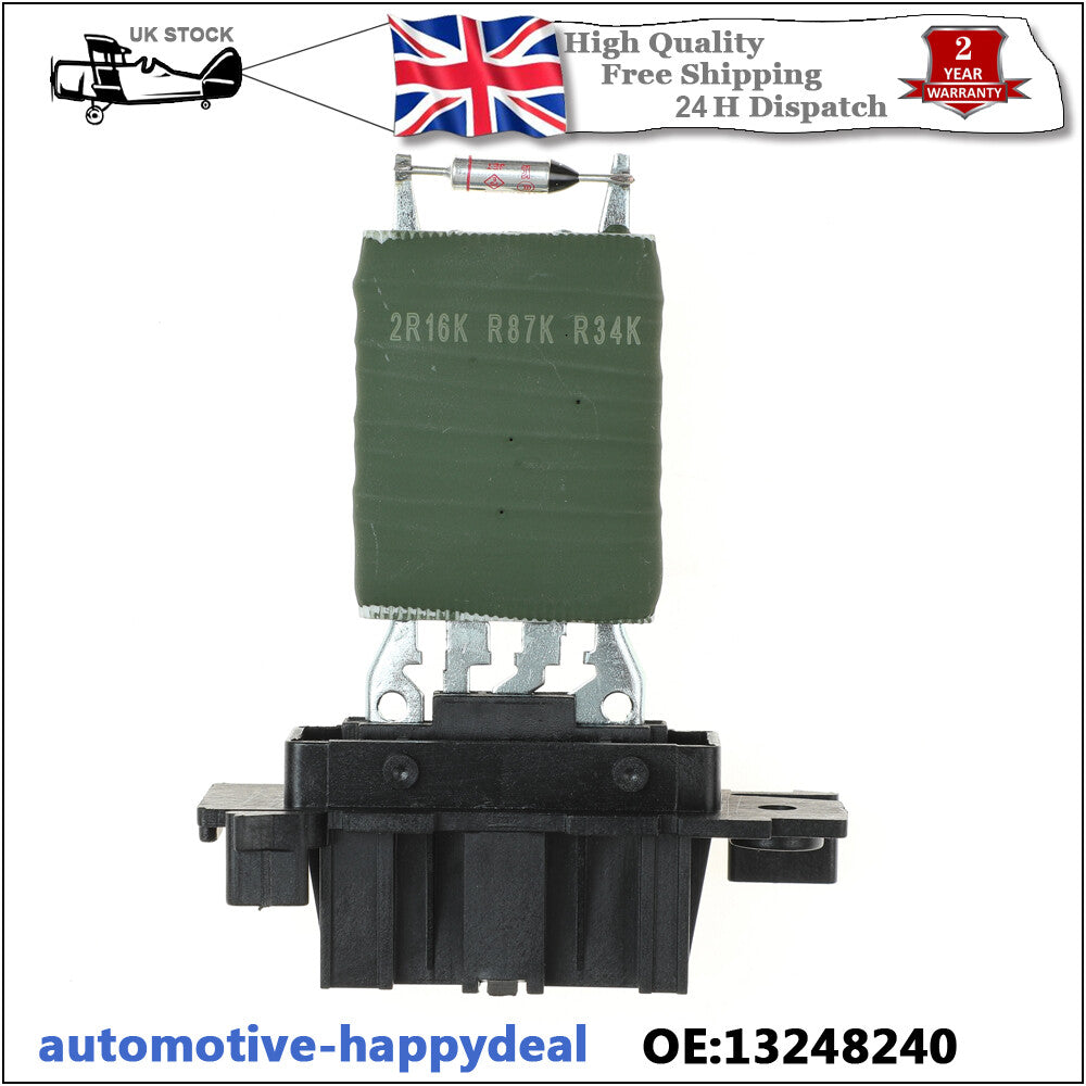 New Heater Blower Resistor Cabin Fan Resister for Vauxhall for Corsa D