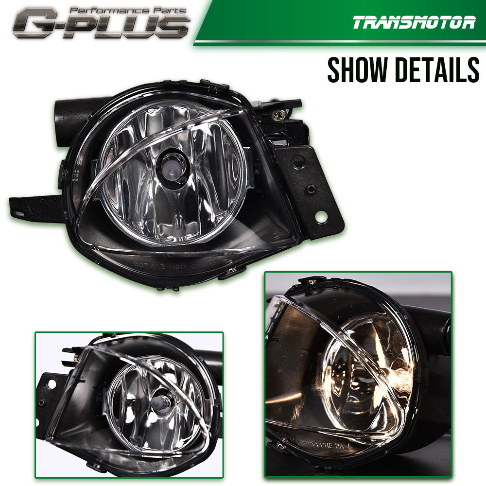 Suitable for 2006 for 325I 330I 2007 - 2008 328I TRANSPARENT LENS BUMPER FOG LIGHT LAMPS- v
