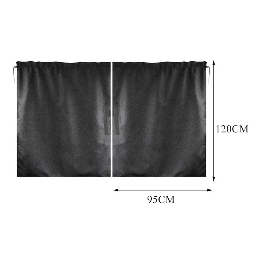 2pcs Car Divider Curtains/Sun Shades Window Covers For Privacy Travel Nap
