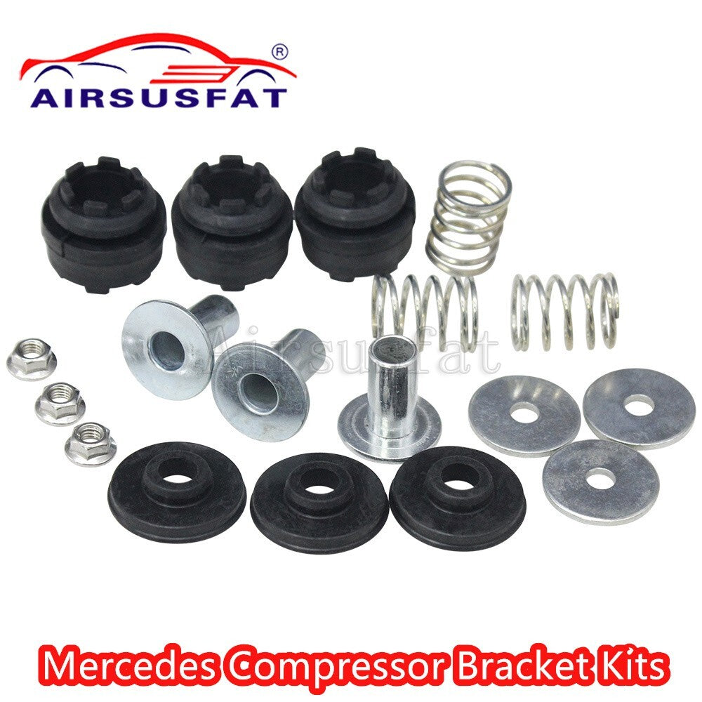 Air suspension compressor bracket kit for Mercedes W166 W221 W211 W220 W164