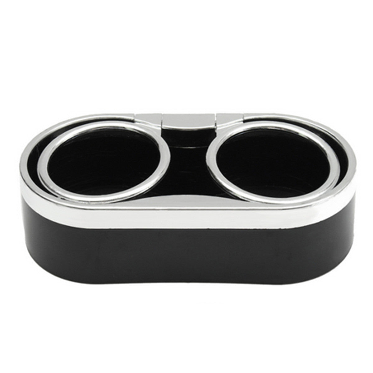 1x Dual Cup Holder Fits For Car Truck Interior Black Center Console Accessories Q