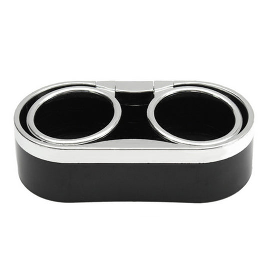 1x Dual Cup Holder Fits For Car Truck Interior Black Center Console Accessories Q