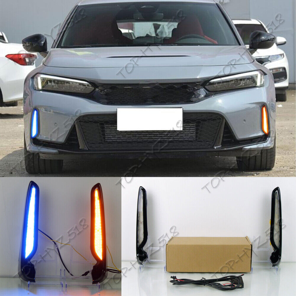 for Honda for Civic Type R 2023-2025 LED Daytime running light turn signal Fog lamp n