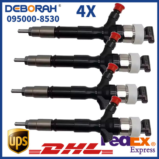 4PCS 095000-8530 23670-0L070 Common Rail Diesel Fuel Injector for Toyota Hilux