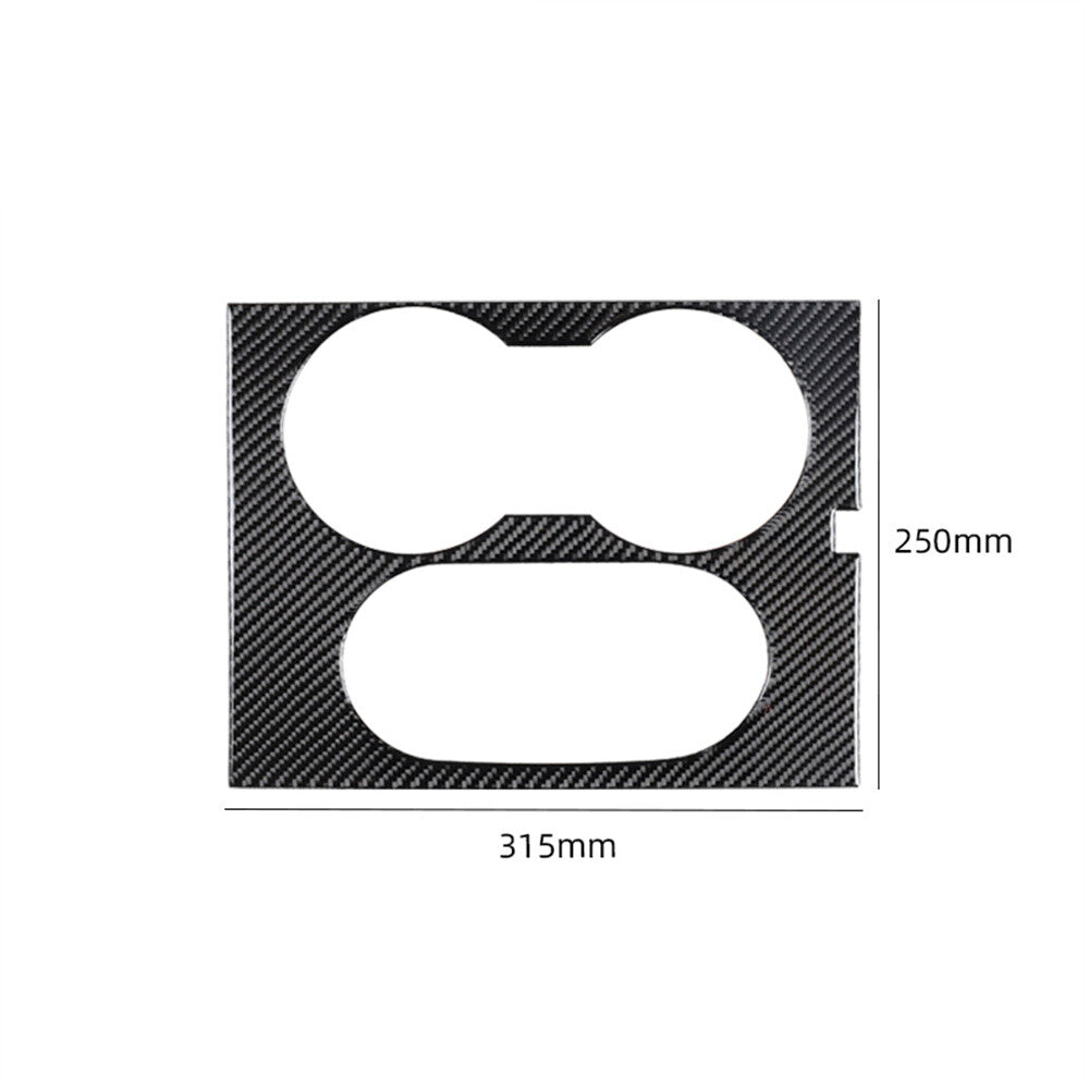 Carbon Fiber Center Console Gear Shift Panel Trim Fit for Ford F-150 FX4 2004-08