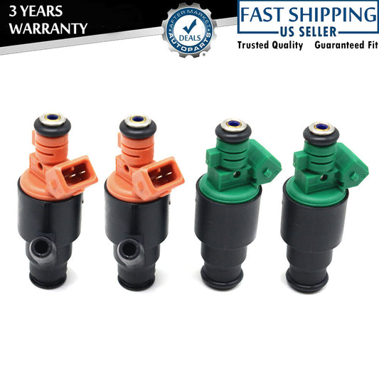 4PCS Fuel Injector Nozzles for 95-02 for Kia Sportage 2.0L 0280150504 0280150502