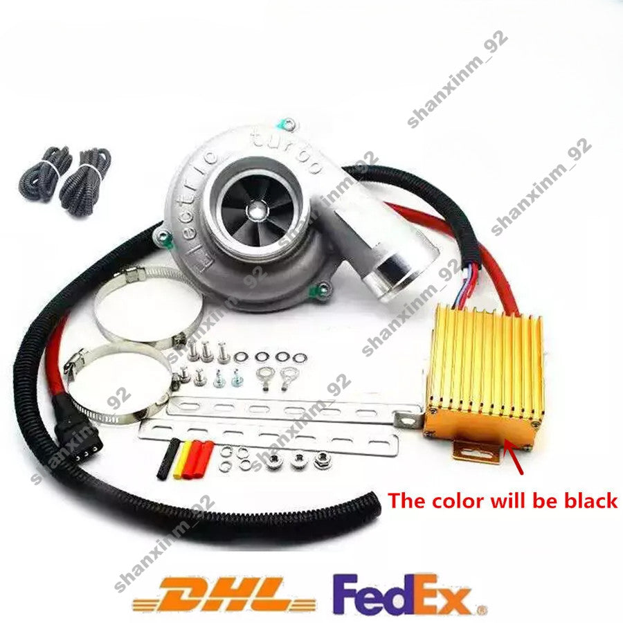 FOR Universal Car SUV Electric Turbo Supercharger Air Filter Intake TurboCharger