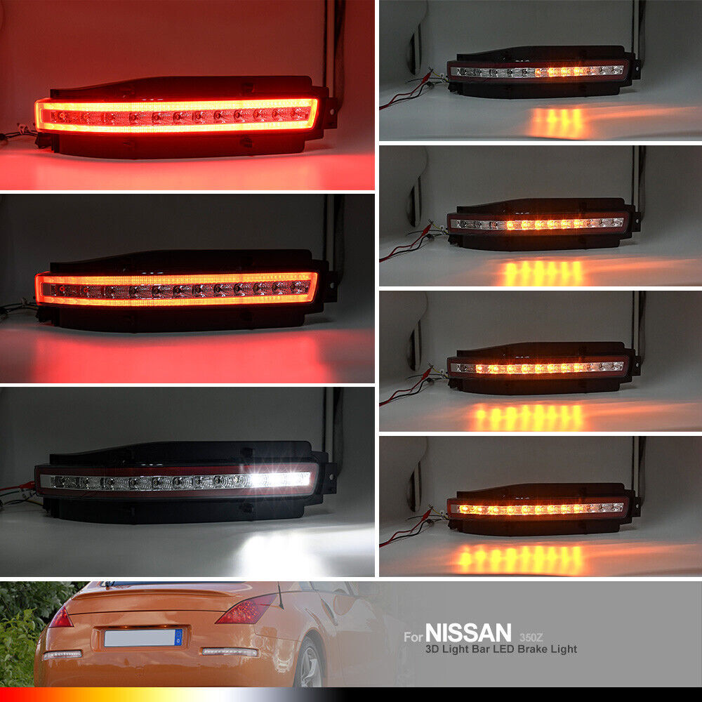 Multi-functional dynamic sequence signal fog brake lights suitable for Nissan 350Z 03-09