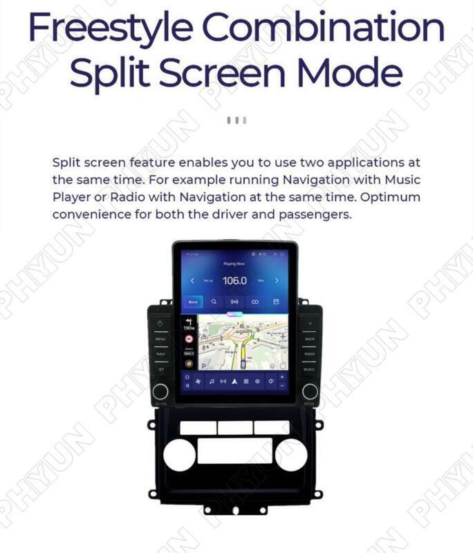 Compatible with Frontier/Xterra 2009 - 14 Radio, 9.5-inch Player, GPS Navigation, WiFi, 2+32GB n