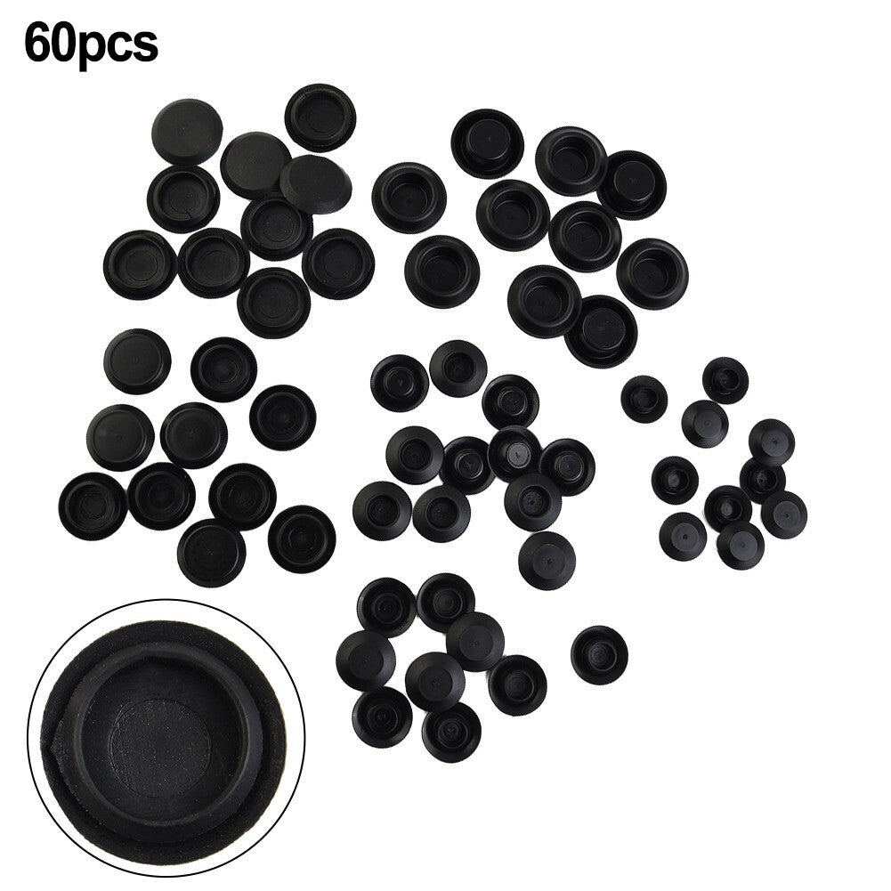 Flush Mount Hole P-lug Assortment 60 Pieces For Car Vehicle Auto Body v