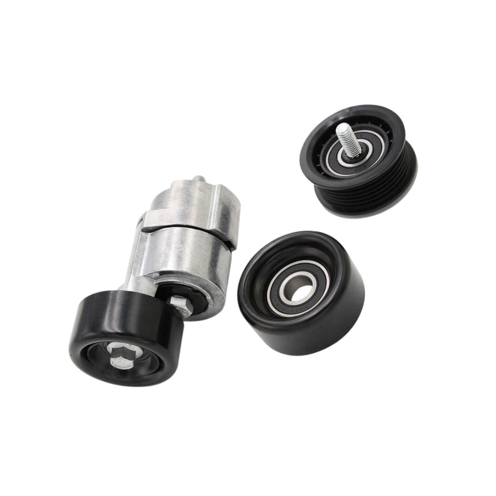 for Hyundai for Kia Engine Belt Tensioner  Idler Pulley V-Ribbed Belt kit