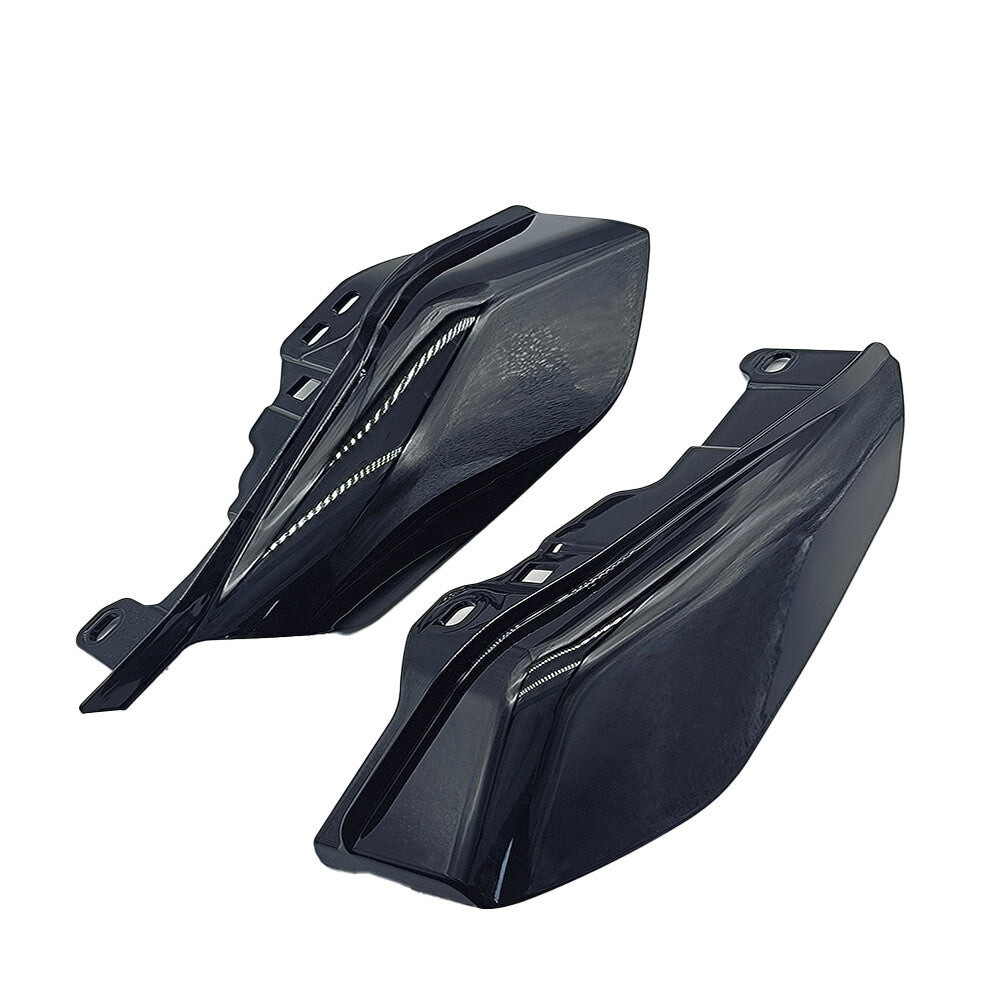 Black Mid Frame Air Deflector Trim Heat Shield For Touring Road Glide 2017-2022