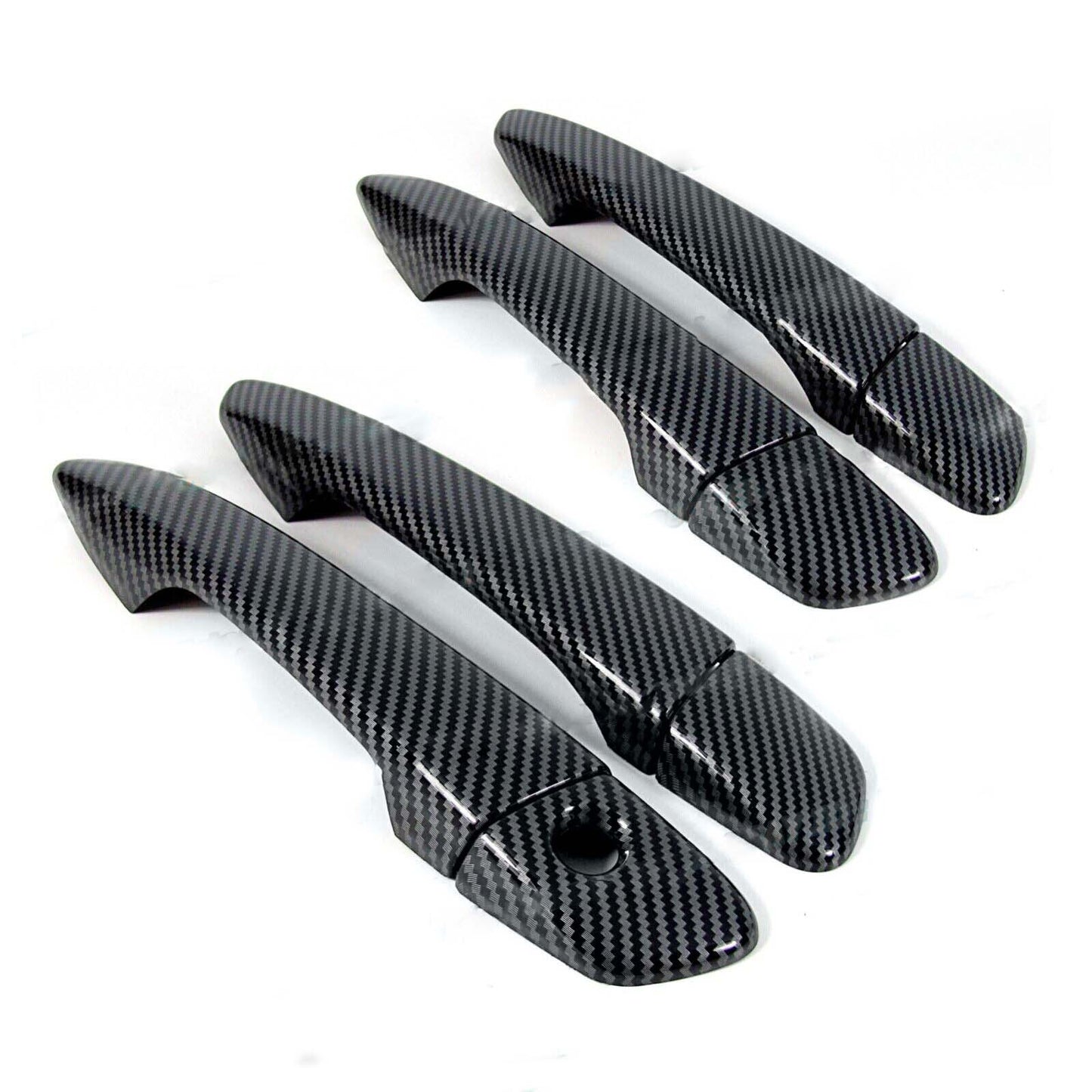 Shiny Carbon Fiber Side Handle Cover Cap for Lexus IS200t IS250 IS300