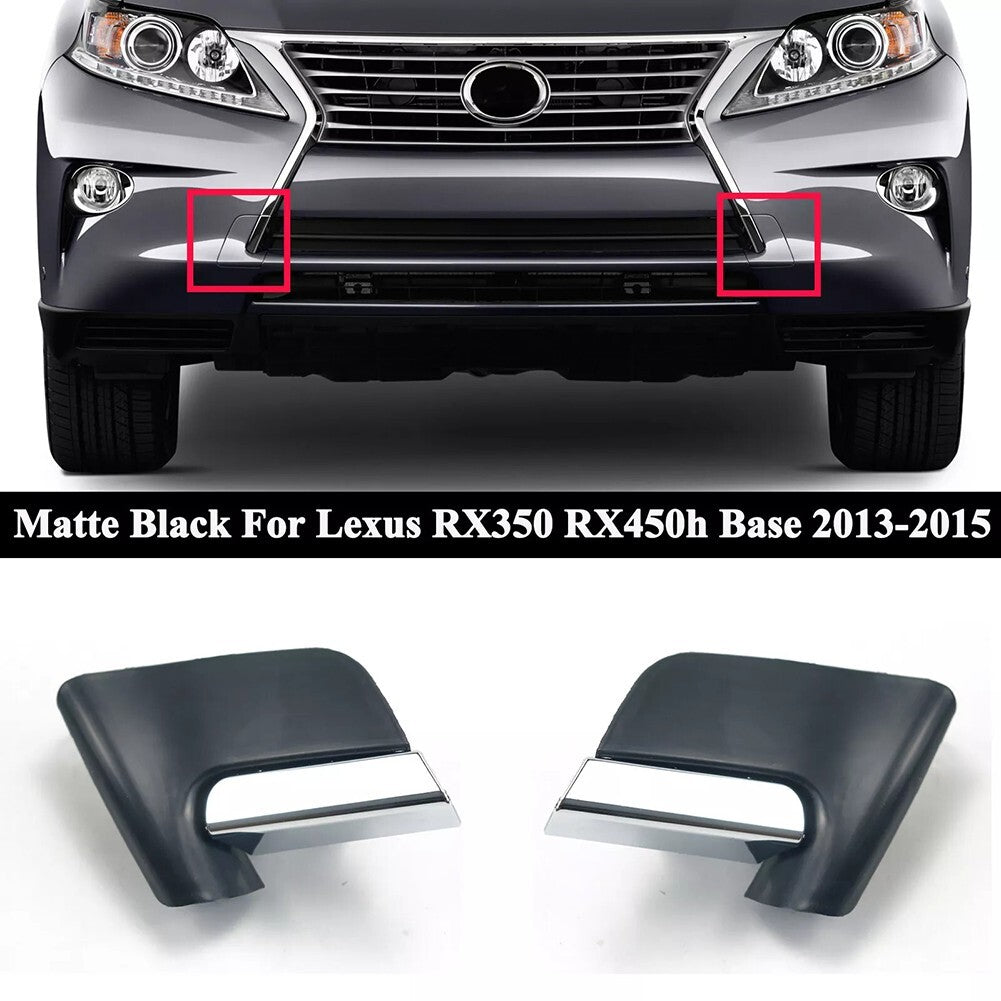 for Lexus RX350 RX450h Base 2013-2015 Front Bumper Trim Lower Towing Cover Set