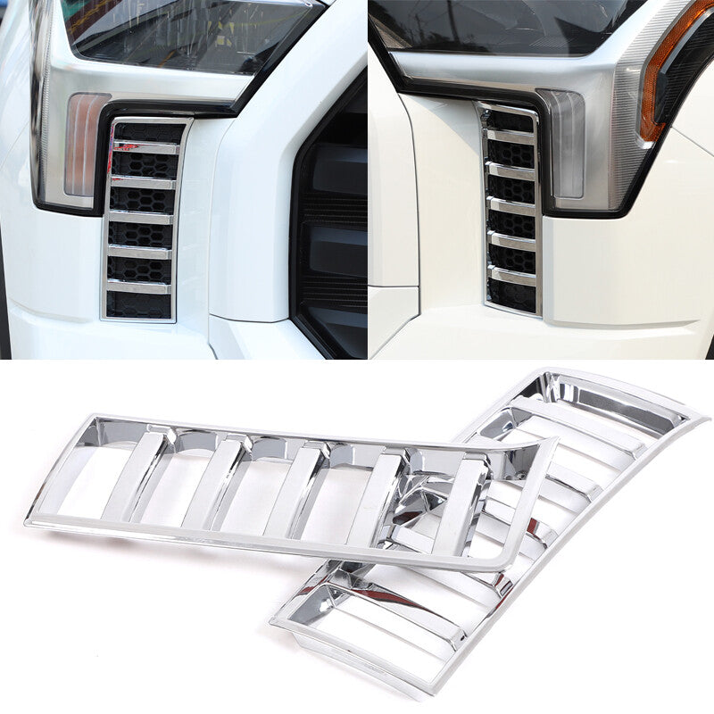 Chrome front air vent cover trim suitable for Tenderloin 2022 2023 2024 n