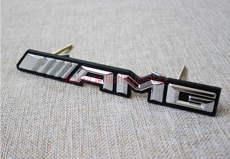 for Mercedes Class C63 W205 W212AMG Black Badge Front Bumper Grill Emblem
