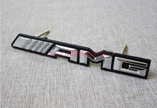 for Mercedes Class C63 W205 W212AMG Black Badge Front Bumper Grill Emblem